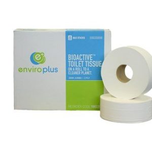JUMBO TOILET PAPER ROLL BIOACTIVE 2PLY 300M X 8 ROLLS 100228-M