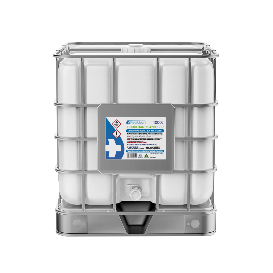 MEDICLEAR HAND SANITISER LIQUID - 1000L MEDI-LQD-IBC-WS