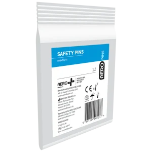 AEROPINS MEDIUM SAFETY PINS BAG/12