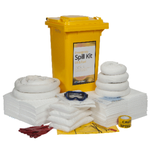 SPILL KIT 120L WHEELED BIN - OIL & FUEL K26-4212S