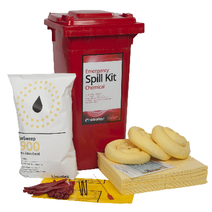 SPILL KIT 120L WHEELED BIN - CHEMICAL K26-4412E