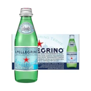 SAN PELLEGRINO SPARKLING MINERAL WATER 250ML - 24 BOTTLES SALPAL25024