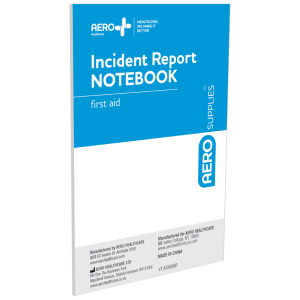 AEROSUPPLIES FIRST AID NOTEBOOK WITH PEN ASN096P