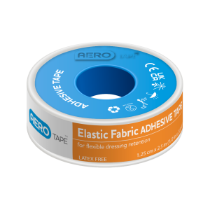 AEROTAPE ELASTIC FABRIC ADHESIVE TAPE 1.25CM X 2.5M ATE12