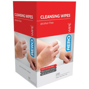 AEROWIPE ALCOHOL-FREE CLEANSING WIPES - QTY 100 AW8100