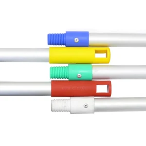 NAB ALUMINIUM MOP HANDLE 25MM X 1.5M - assorted colours