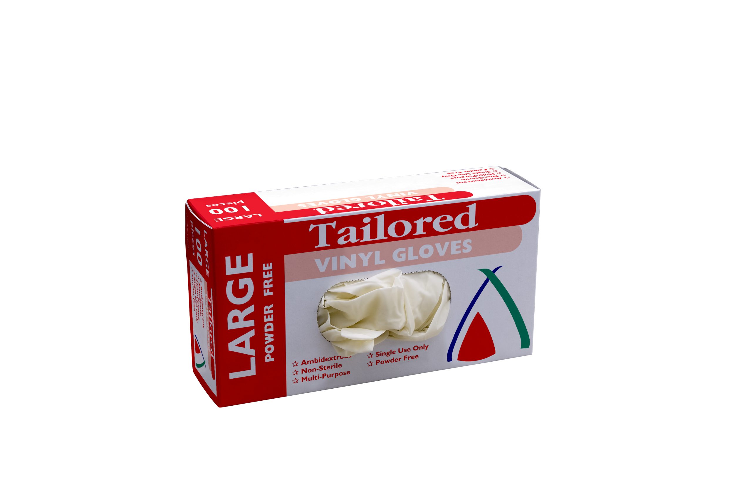 GLOVES VINYL NATURAL POWDER FREE L GLVCL-PF