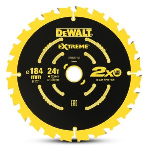 DEWALT DT90261-QZ 184MM (7-1/4")  56T EXTREME WORKSHOP TCG CIRCULAR SAW  BLADE DT90261-QZ