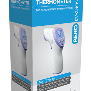 AERODIAGNOSTIC PISTOL GRIP INFRARED FOREHEAD THERMOMETER WITH CARRY CASE