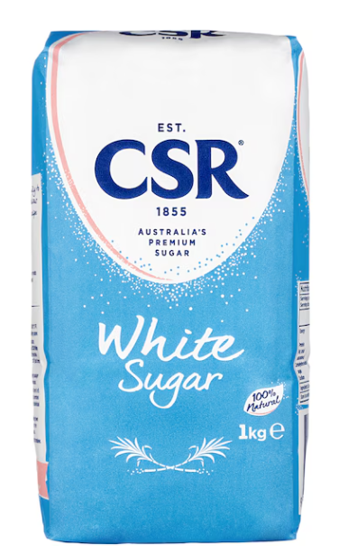 CSR WHITE SUGAR 1KG CSRWHITE