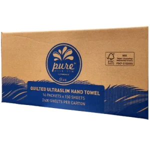 PREMIUM QUILTED ULTRASLIM HAND TOWELS 2400 SHEETS PWQUSTB-F