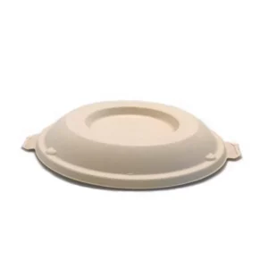 GREENMARK COMPOSTABLE SUGARCANE FIBRE LID NATURAL FITS 24/32/40 125PC/SLV