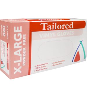 NATURAL VINYL POWDER FREE GLOVES XL GLVCXL-PF-BOX OF 10