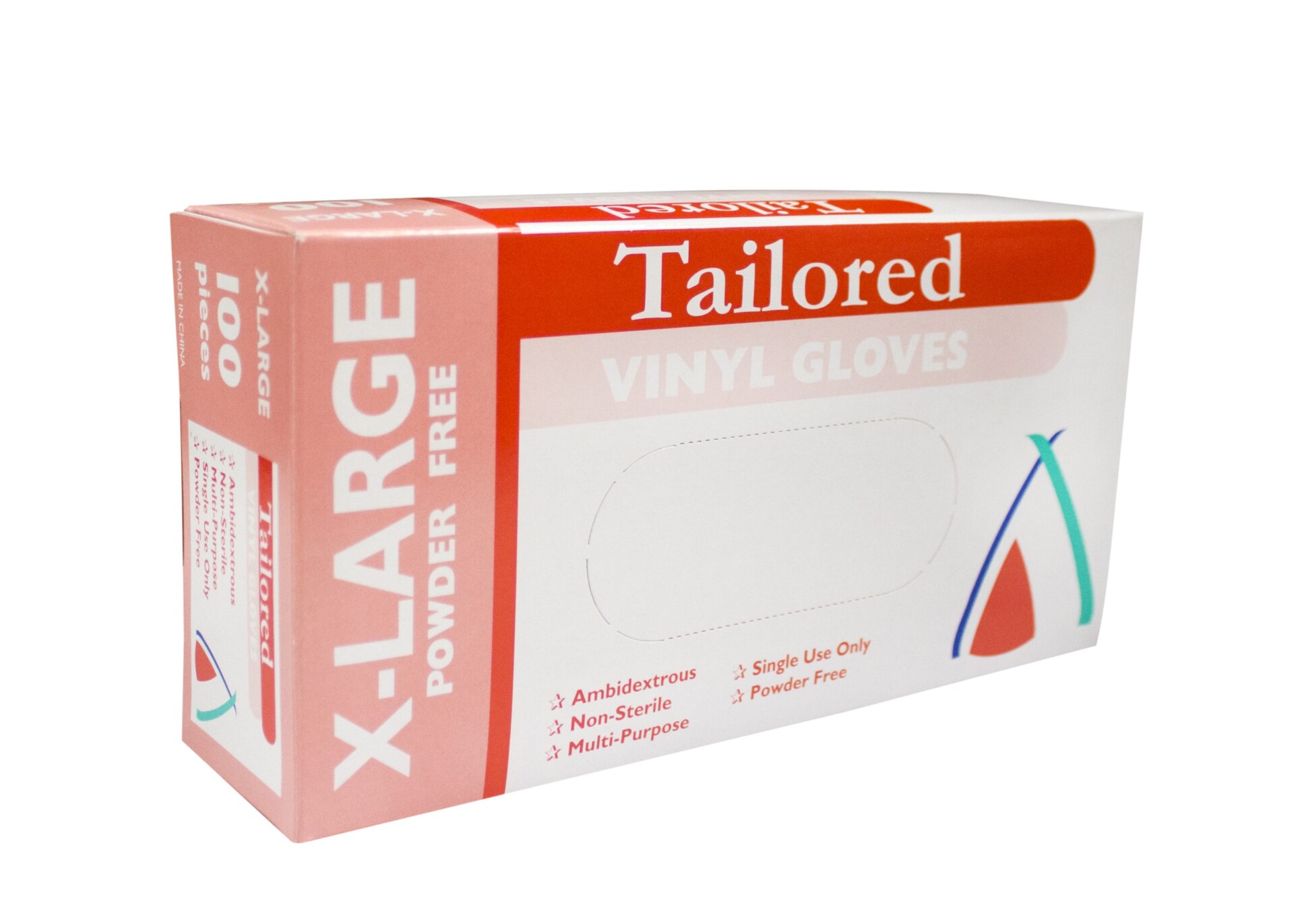 NATURAL VINYL POWDER FREE GLOVES XL GLVCXL-PF-BOX OF 10