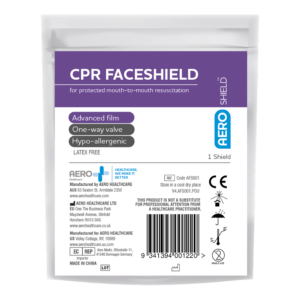 AEROSHIELD DISPOSABLE FACE SHIELD WITH ONE-WAY VALVE AFS001