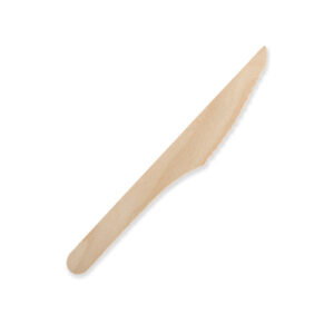 WOODEN FSC 100% CUTLERY UNCOATED - KNIFE 100/PACK