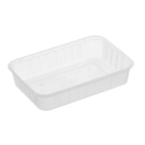 GENFAC RIBBED RECT 500ML. FREEZER GRADE CONTAINER 500PC-BOX