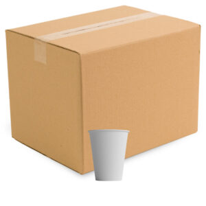 6OZ COMPOSTABLE SINGLE WALL CUP WHITE BOX OF 1000
