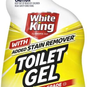 White King Lemon Toilet Cleaner Gel with Stain Remover 700 ml