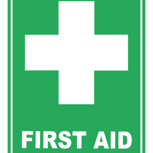 FIRST AID SIGN 30 × 22.5 CM