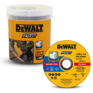 DEWALT 125X1X22.23MM 100PK