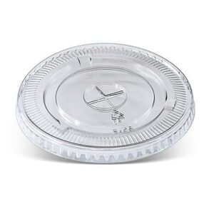 PET FLAT LID X SLOT
