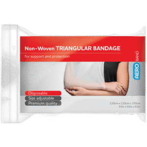 AEROBAND NON-WOVEN TRIANGLE BANDAGE 110 X 110 X 155CM