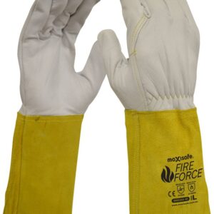 MAXISAFE FIREFORCE EXTENDED CUFF RIGGER GLOVE - KEVLAR STITCHED - LARGE GRE243-10