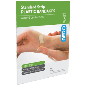 AEROPLAST PLASTIC STANDARD STRIP 7.2 X 1.9CM ENV/25