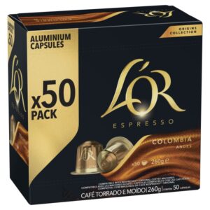L'OR Espresso Colombia Intensity 8 Coffee Pods 50 pack