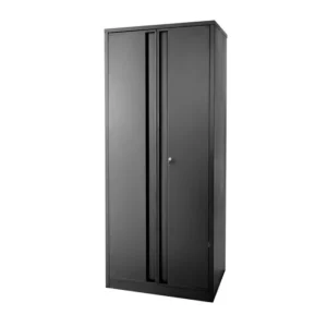 2090 X 860 X 540MM GLOSS BLACK LOCKABLE GARAGE CABINET