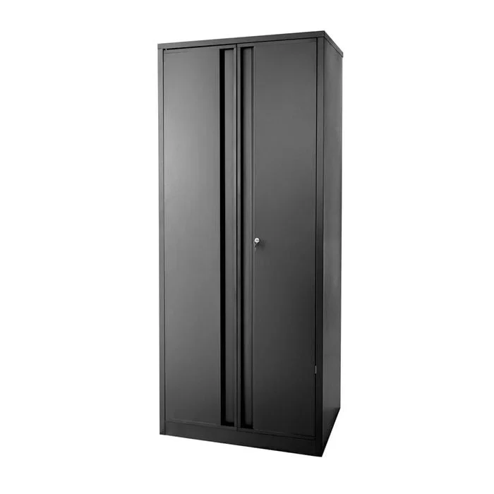 2090 X 860 X 540MM GLOSS BLACK LOCKABLE GARAGE CABINET