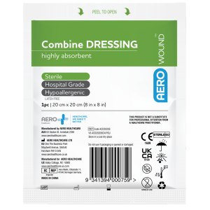 AEROWOUND Combine Dressing 20 x 20cm Bag/50