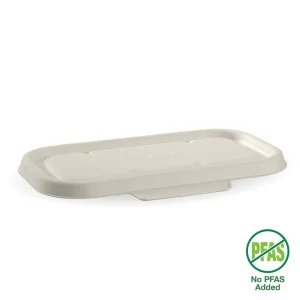 White Plant Fibre Takeaway Lid - 750 & 1,000ml